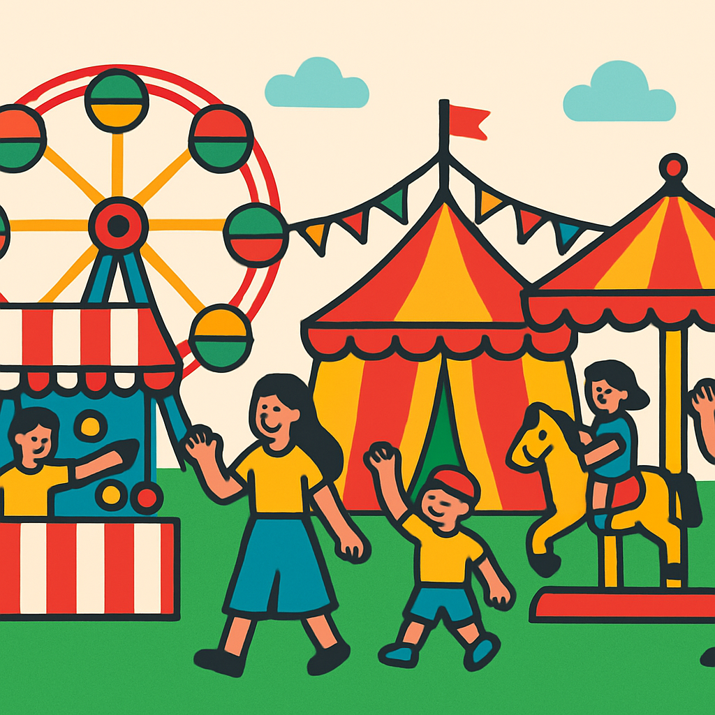Charming Town Fair Paint By Diamonds