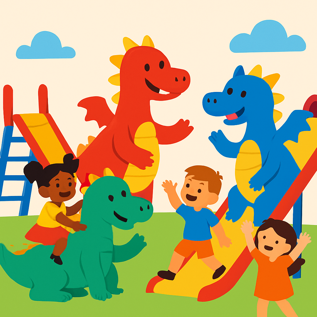 Magical Dragon Playground Paint By Diamonds