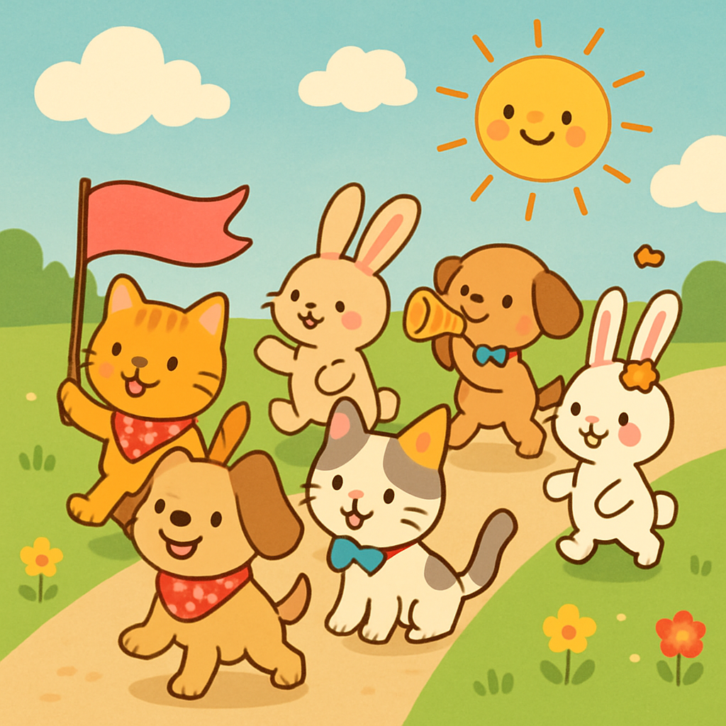 Lovely Pet Parade DIY Paint By Diamonds