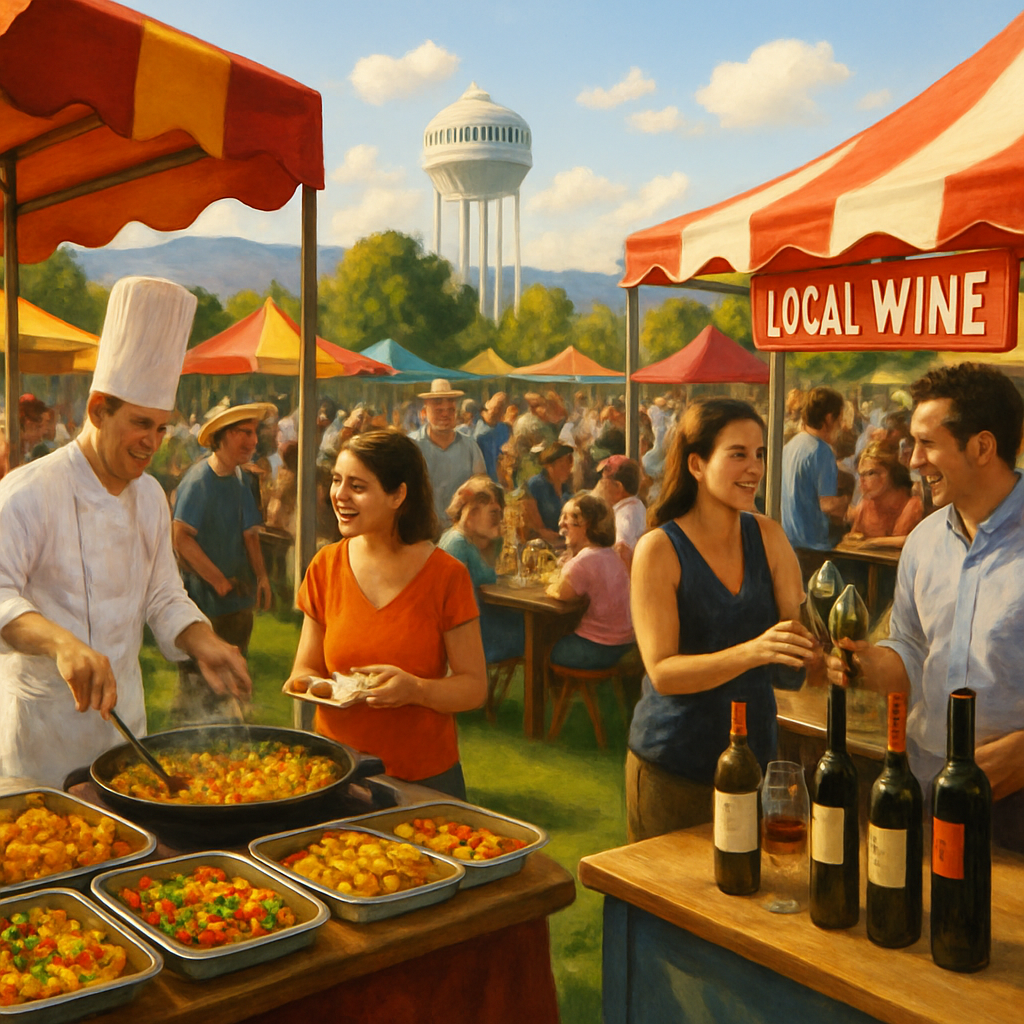 Brambleton Food And Wine Festival Paint By Diamonds Art