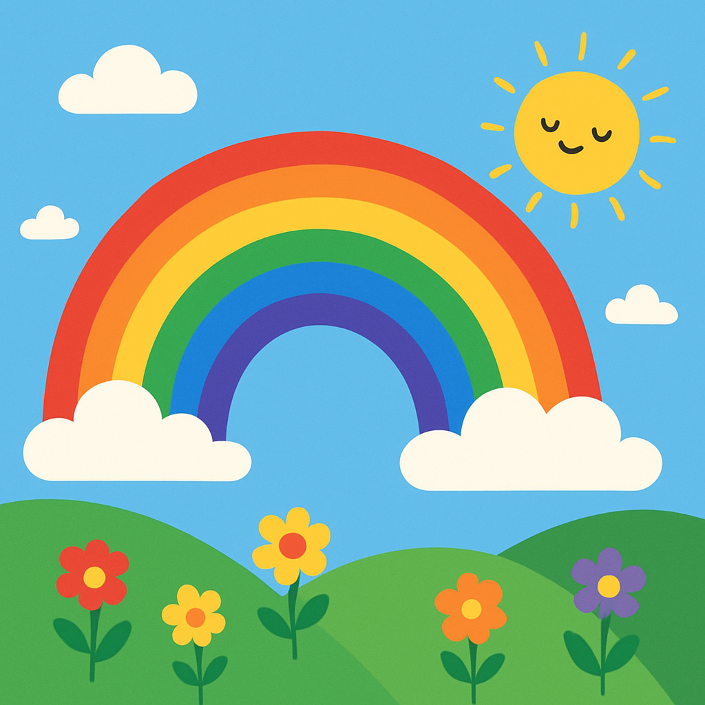 Magic Rainbow Painting By Diamonds Kit