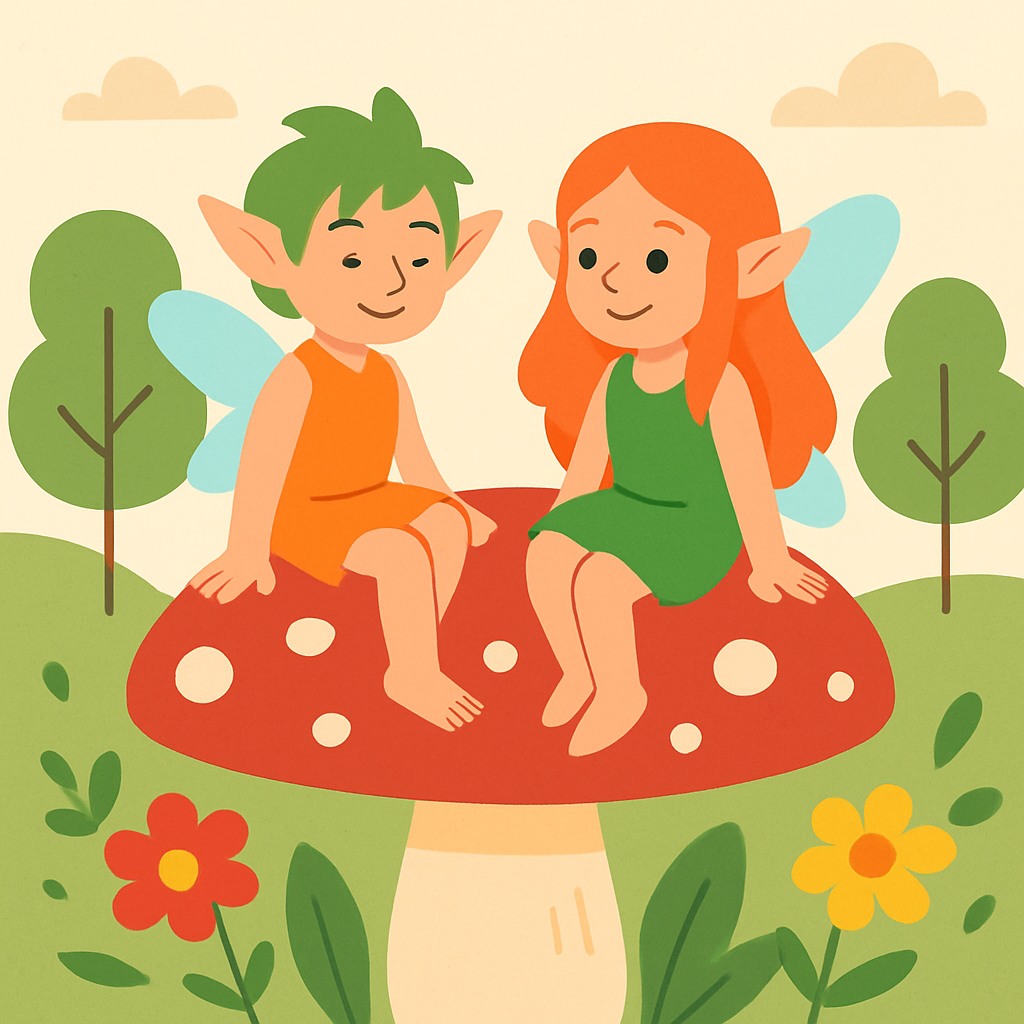 Whimsical Woodland Pixies Paint By Color