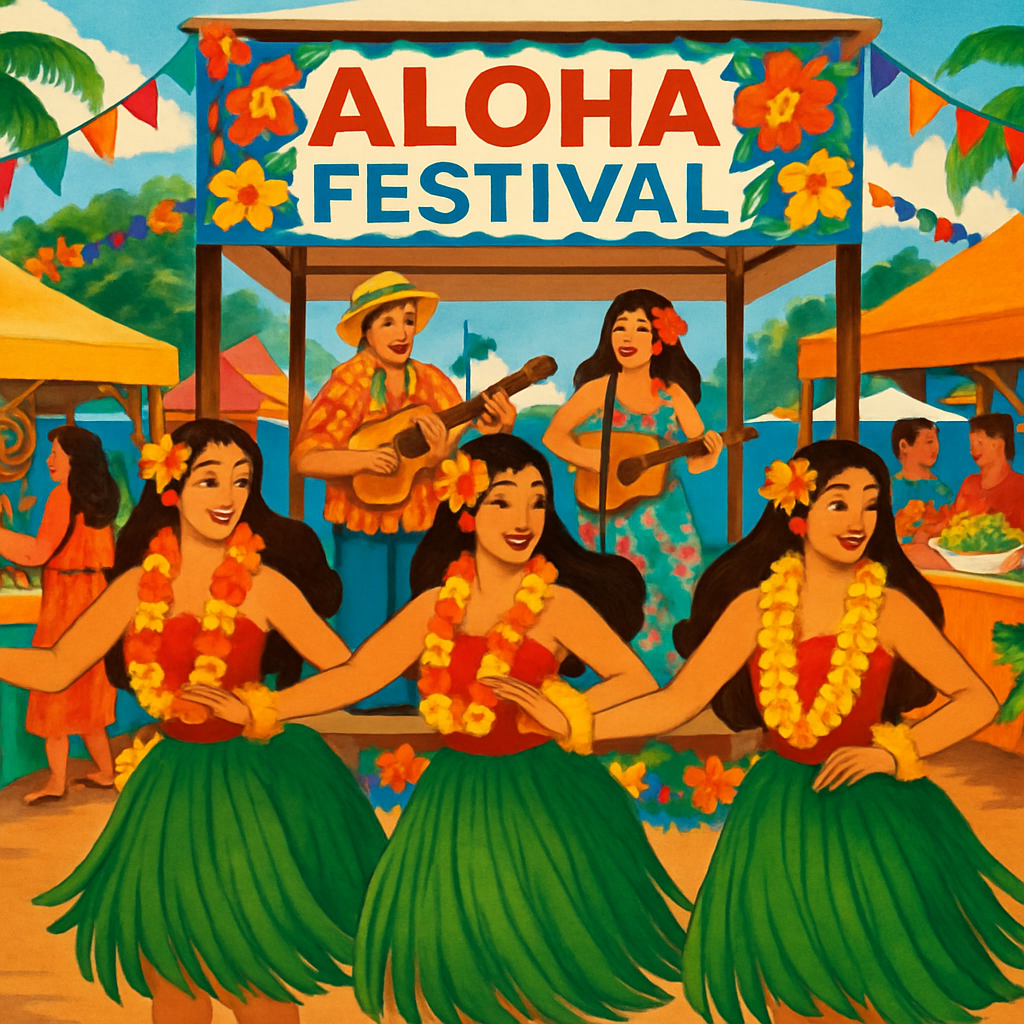Aloha Festival - United States DIY Paint By Diamonds
