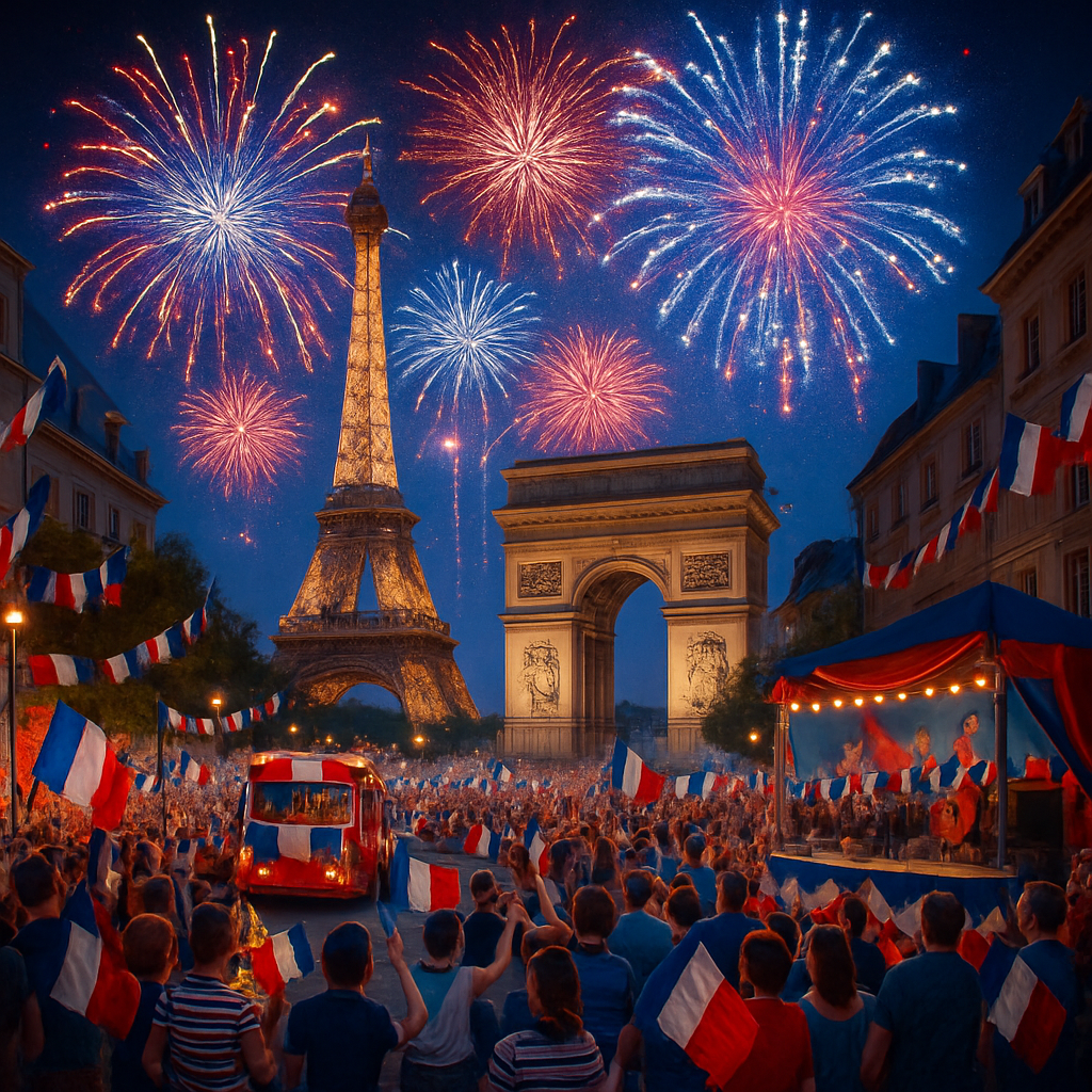 La Fête Nationale - France DIY Paint By Diamonds