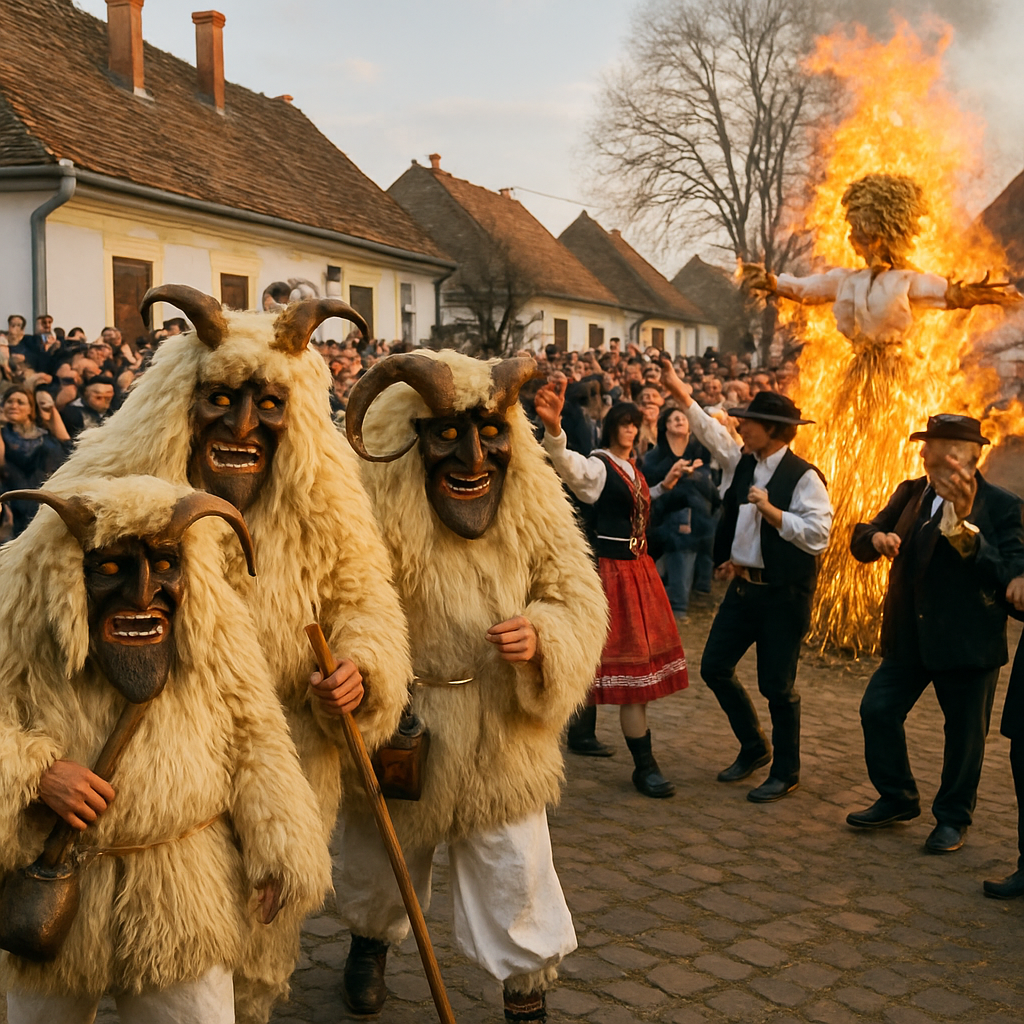Busójárás Carnival - Hungary Paint By Diamonds Art