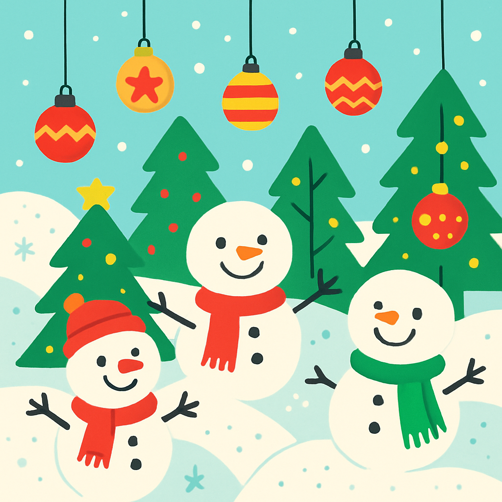 Happy Holidays Celebration Diamond Painting