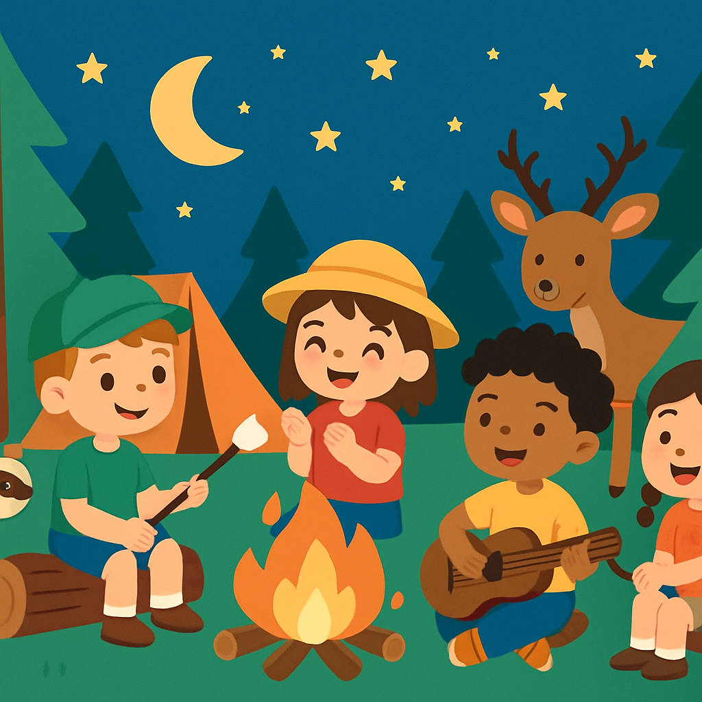 Happy Camping Days Diamond Painting