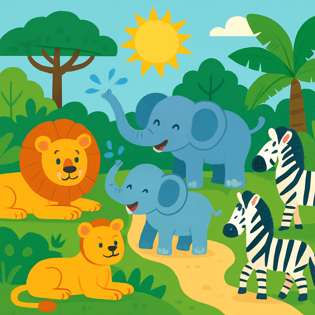 Sweet Safari Journey Diamond Painting