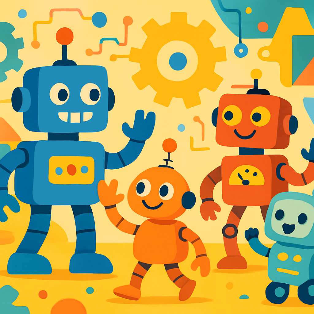 Fantastic Robot World Diamond Painting
