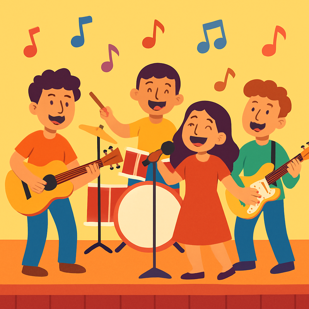 Cheerful Music Jam Diamond Painting