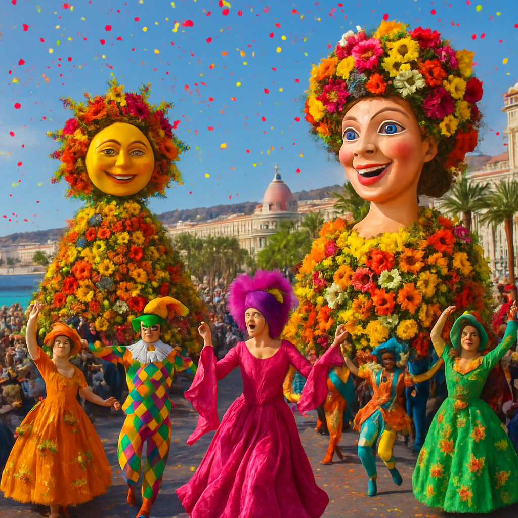 Karnival De Nice - France Paint By Diamonds Art