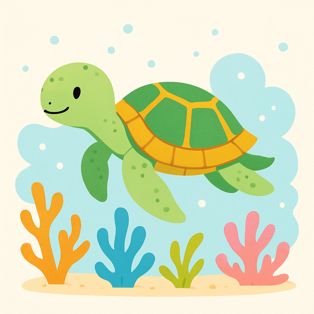 Turtle Treasure Paint By Diamonds