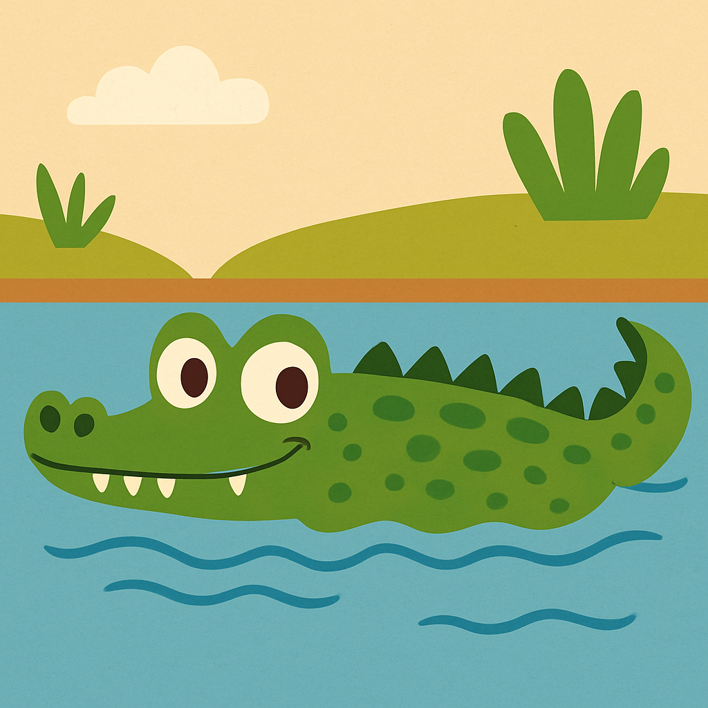 Clever Crocodile Paint By Diamonds