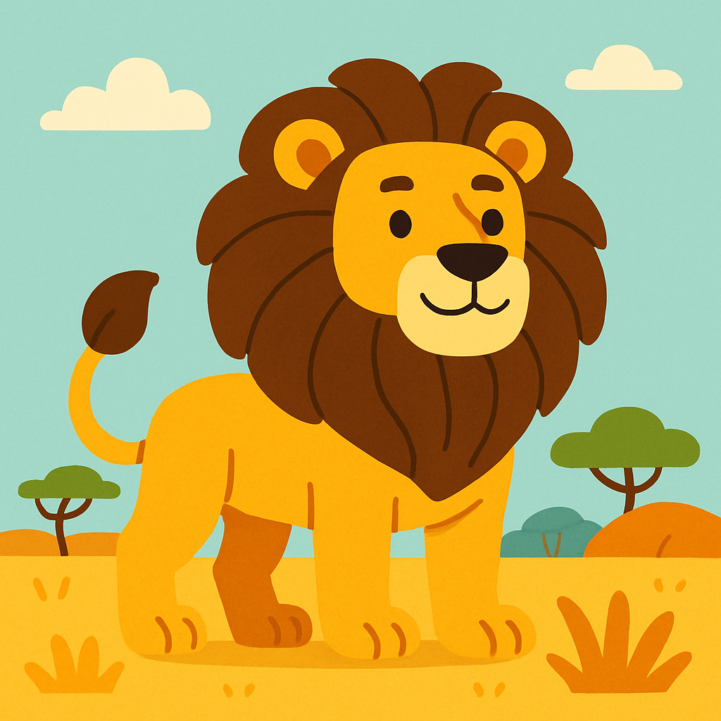 Luminous Lion Paint By Diamonds