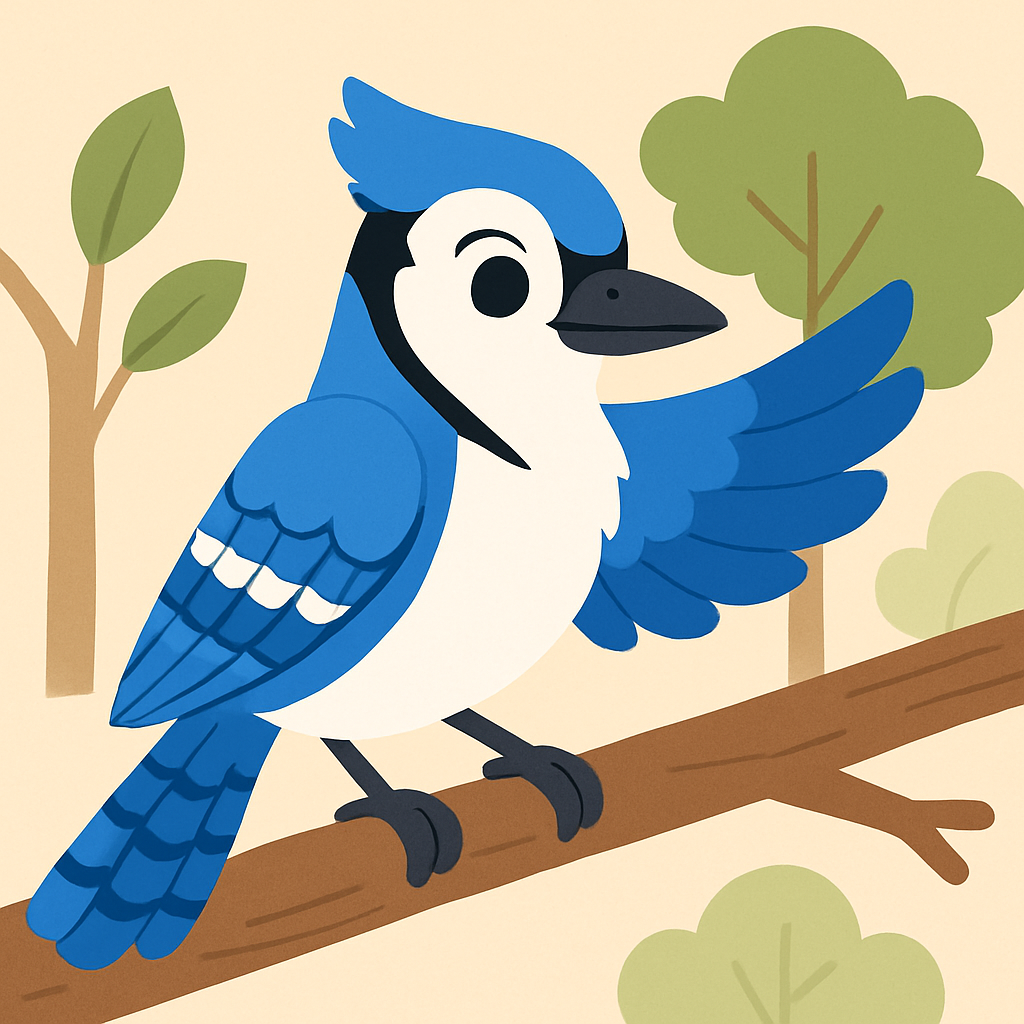 Brave Blue Jay Paint By Diamonds