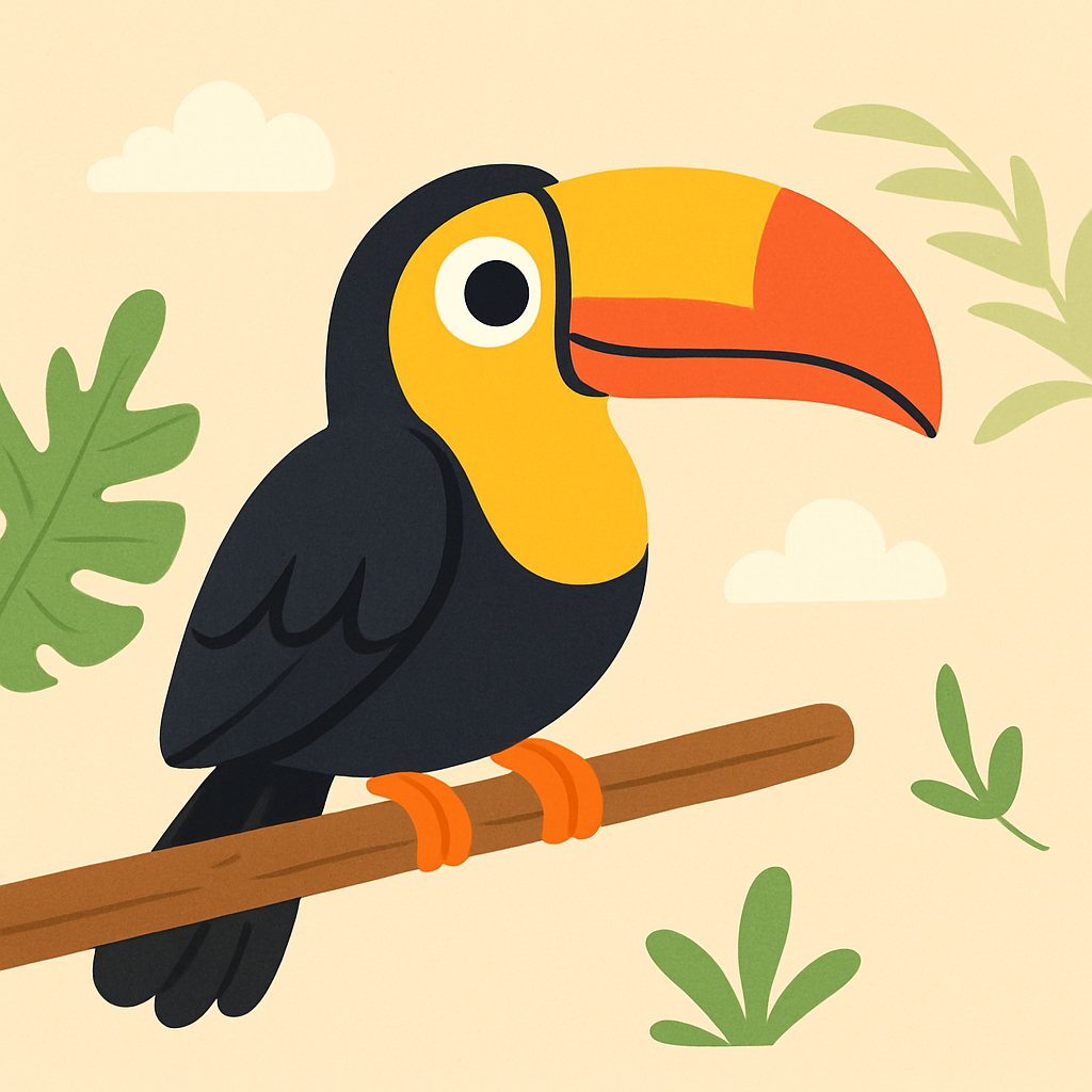 Timid Toucan Paint By Diamonds