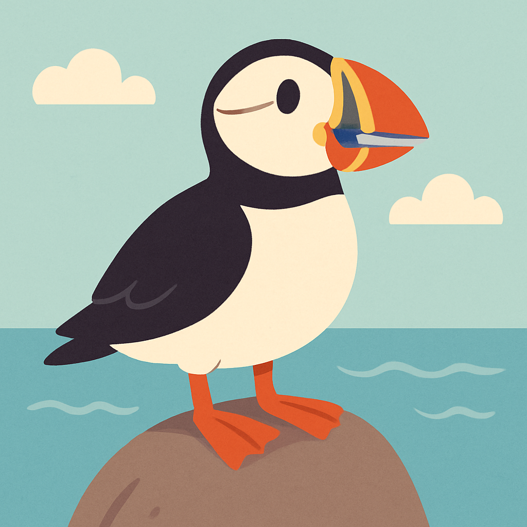Perky Puffin Paint By Diamonds