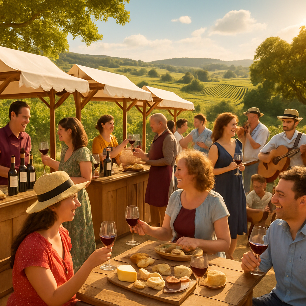 Fête Des Vins De France Painting Diamond Kit