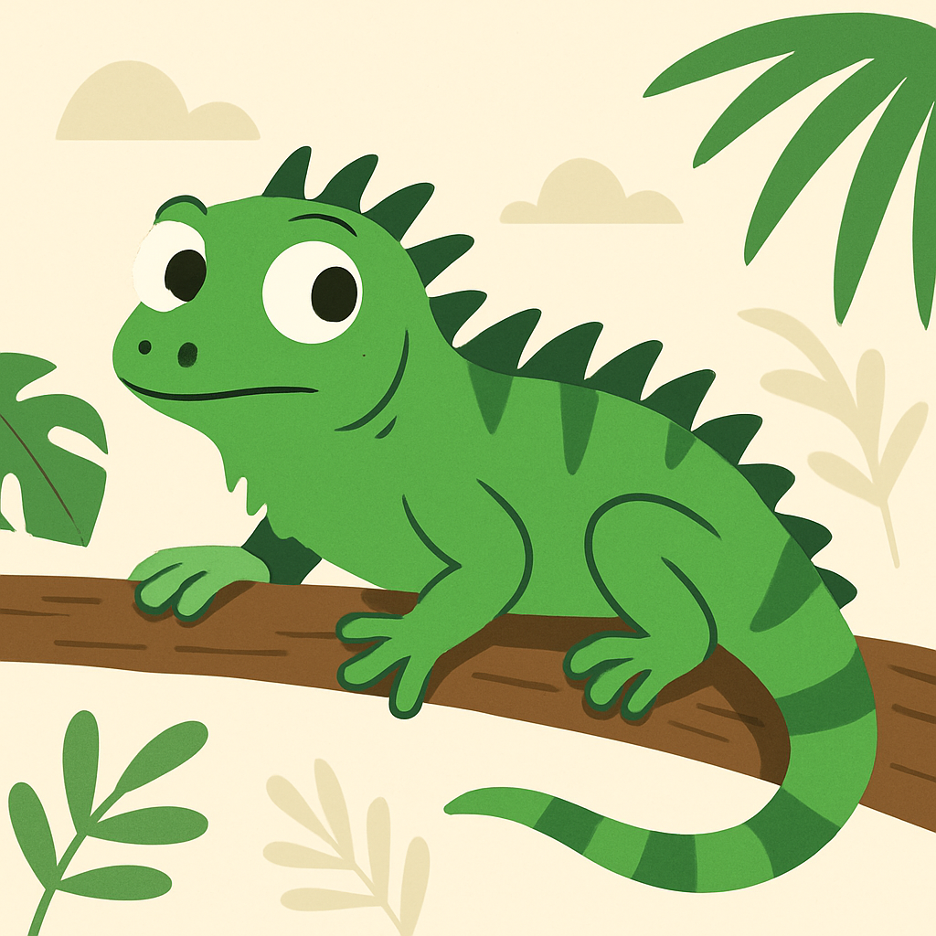 Inquisitive Iguana Paint By Diamonds