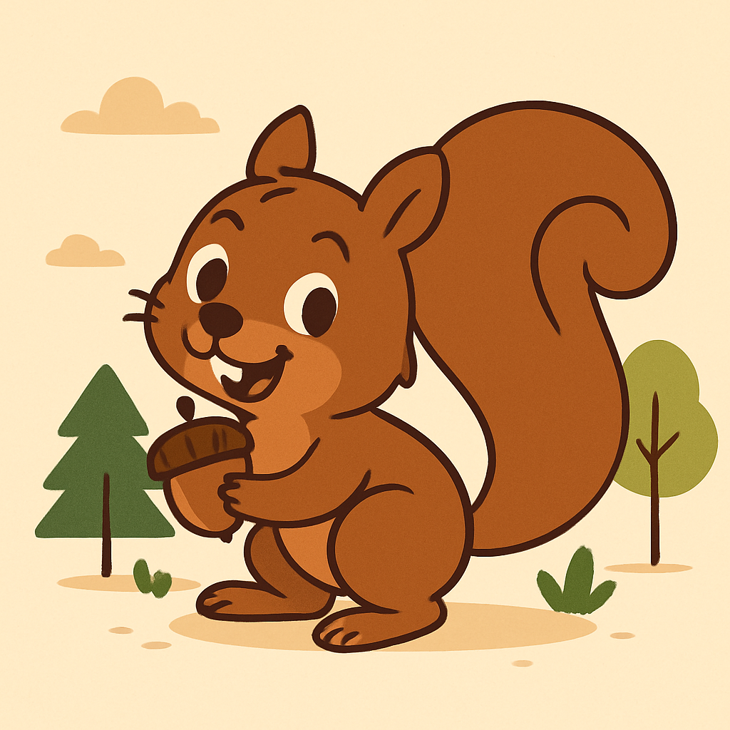 Sly Squirrel Paint By Diamonds
