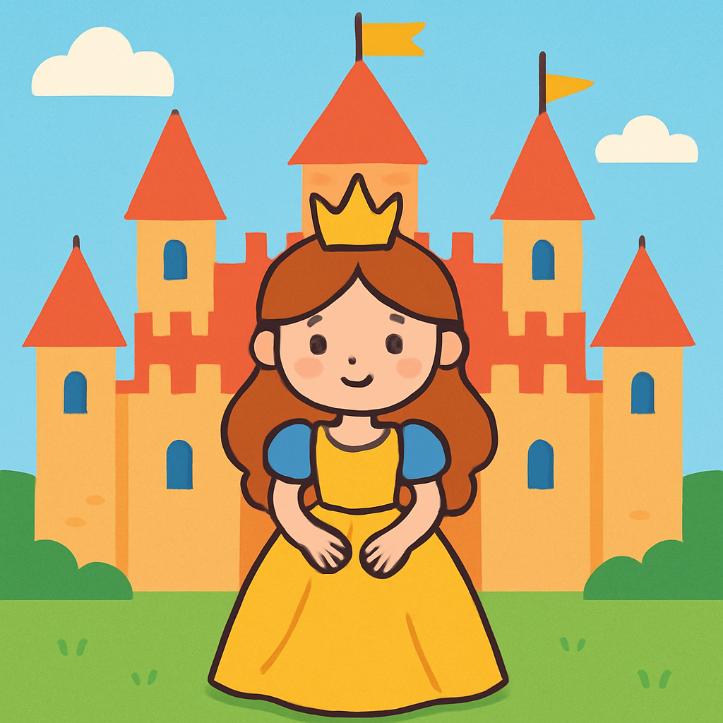 Princess And The Magical Castle Painting Diamond Kit