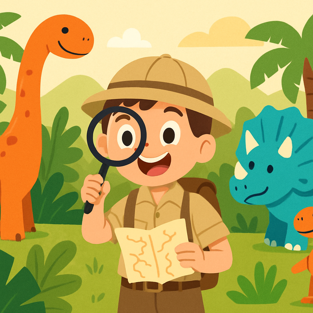 Dinosaur Explorer's Adventure Painting Diamond Kit
