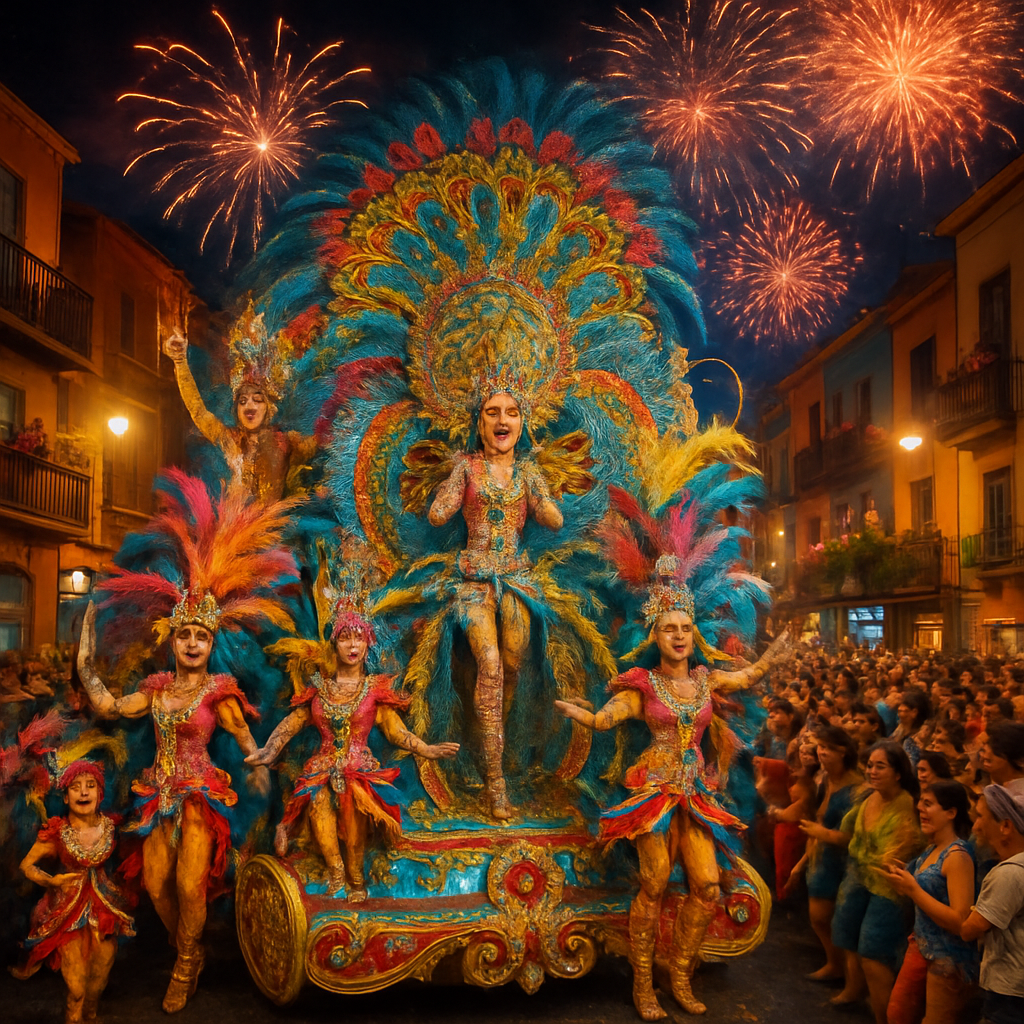 Tenerife Carnival - Canary Islands Painting By Diamonds Kit