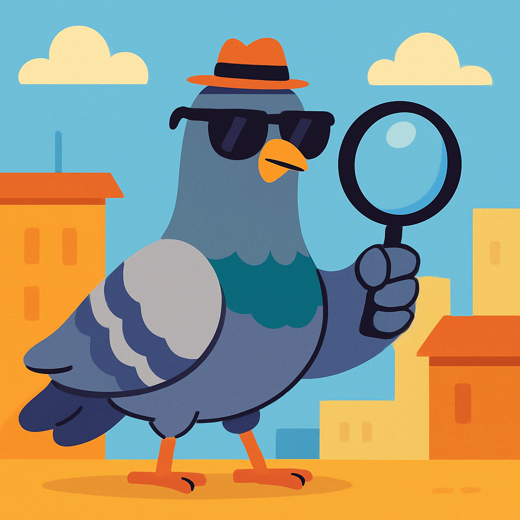 Super Spy Pigeon Mission Painting Diamond Kit