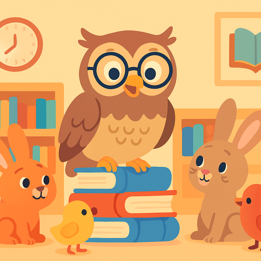 Mystical Owl’s Reading Club Painting Diamond Kit
