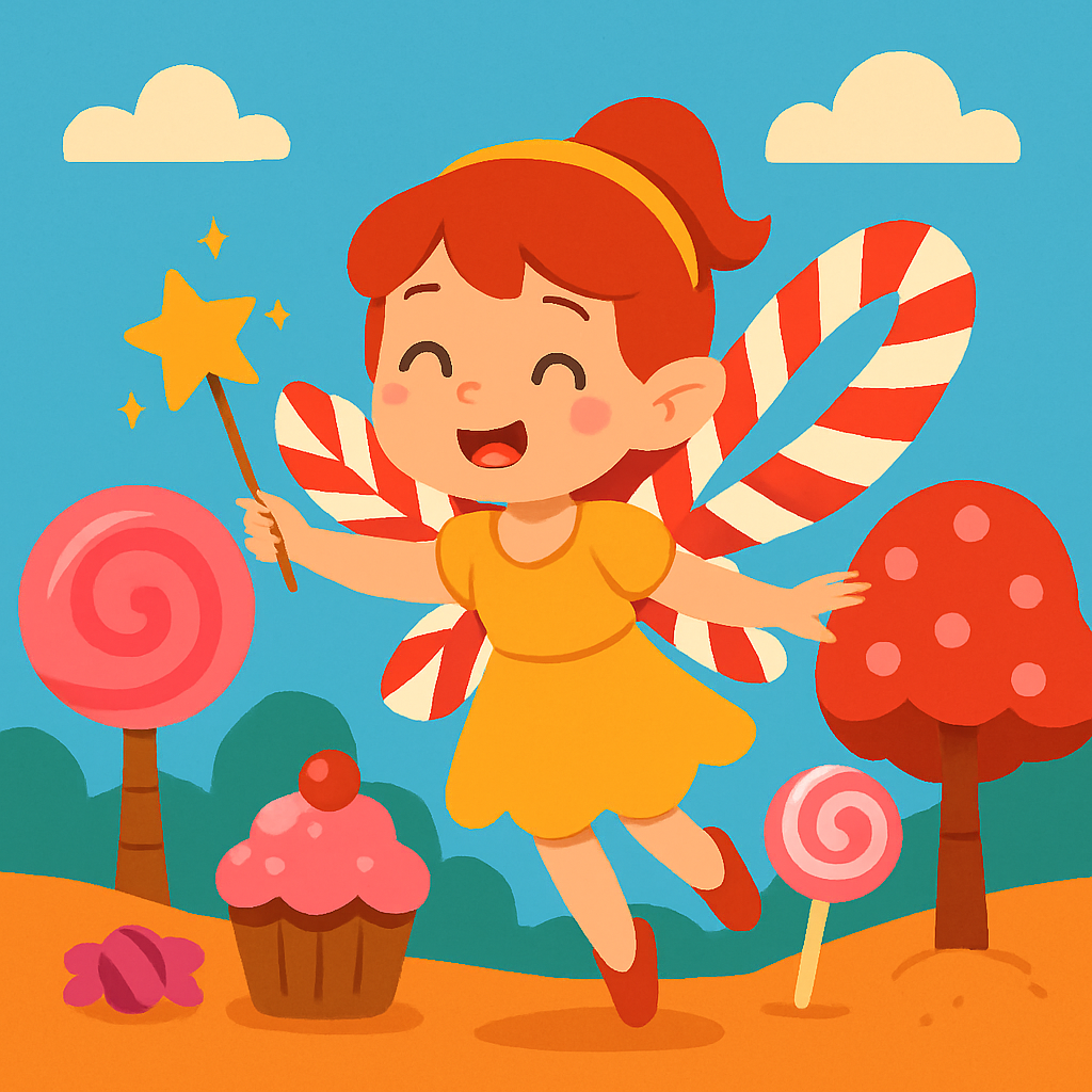 Sweet Tooth Fairy Candyland Painting Diamond Kit