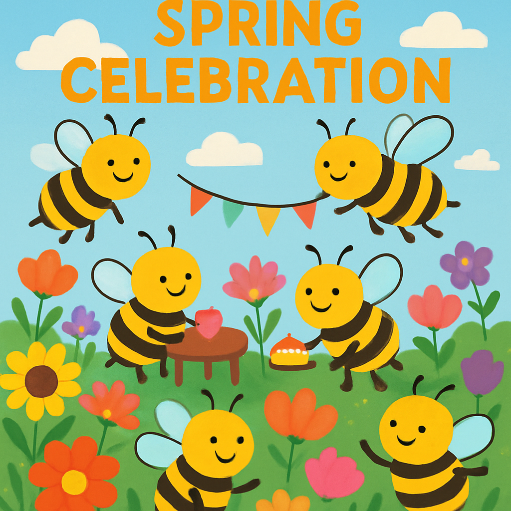 Busy Bees’ Spring Celebration Painting Diamond Kit