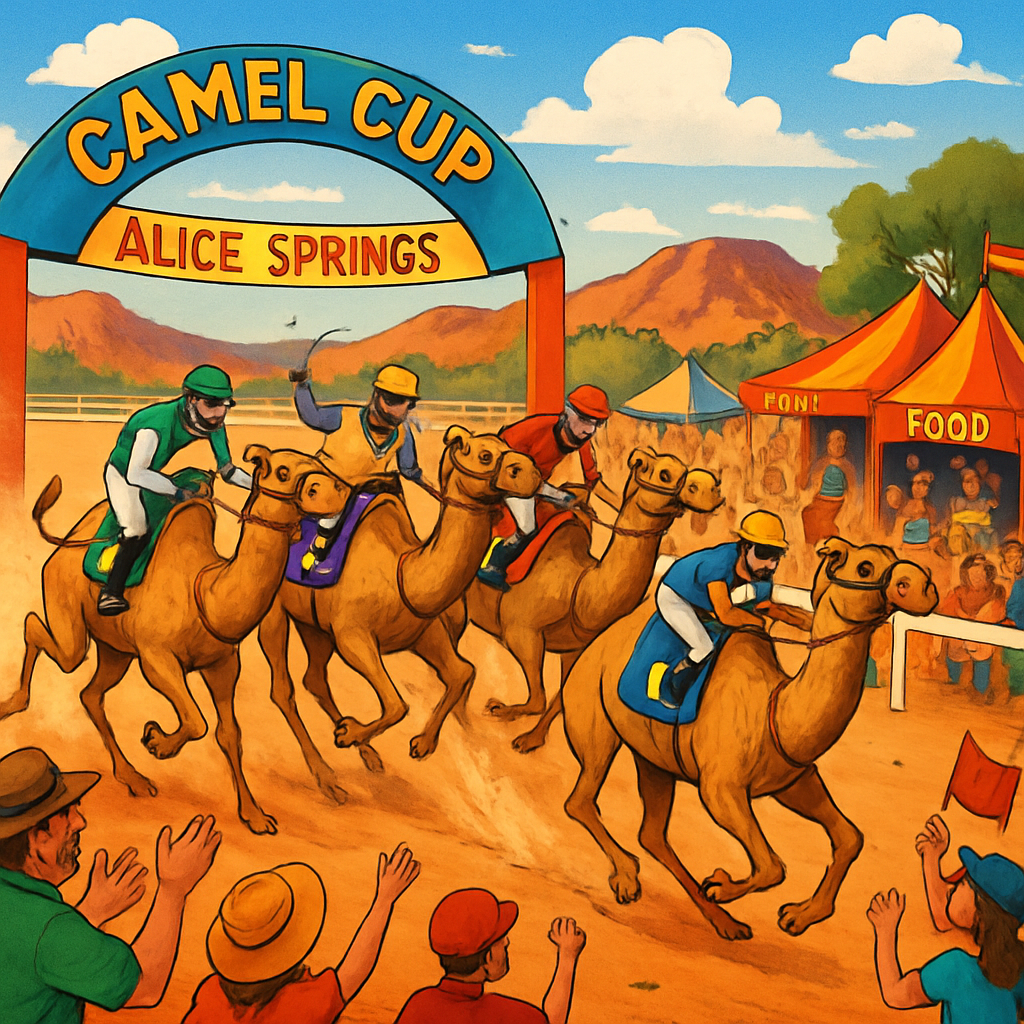 Camel Cup - Alice Springs Paint By Diamonds Art