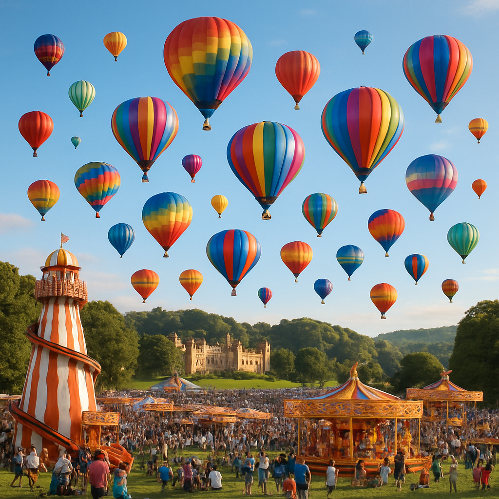 Bristol International Balloon Fiesta Paint By Diamonds Art