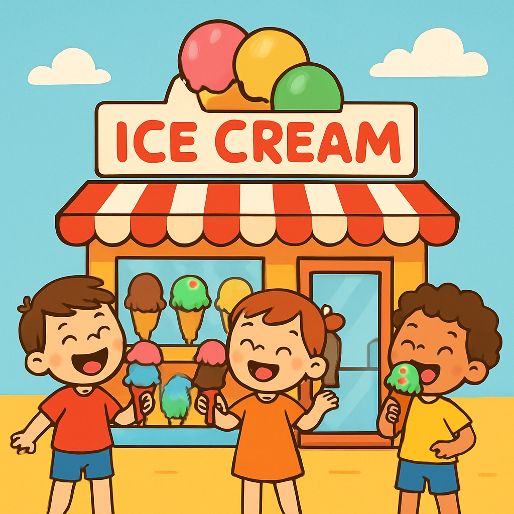 Happy Ice Cream Parlor Paint By Diamond