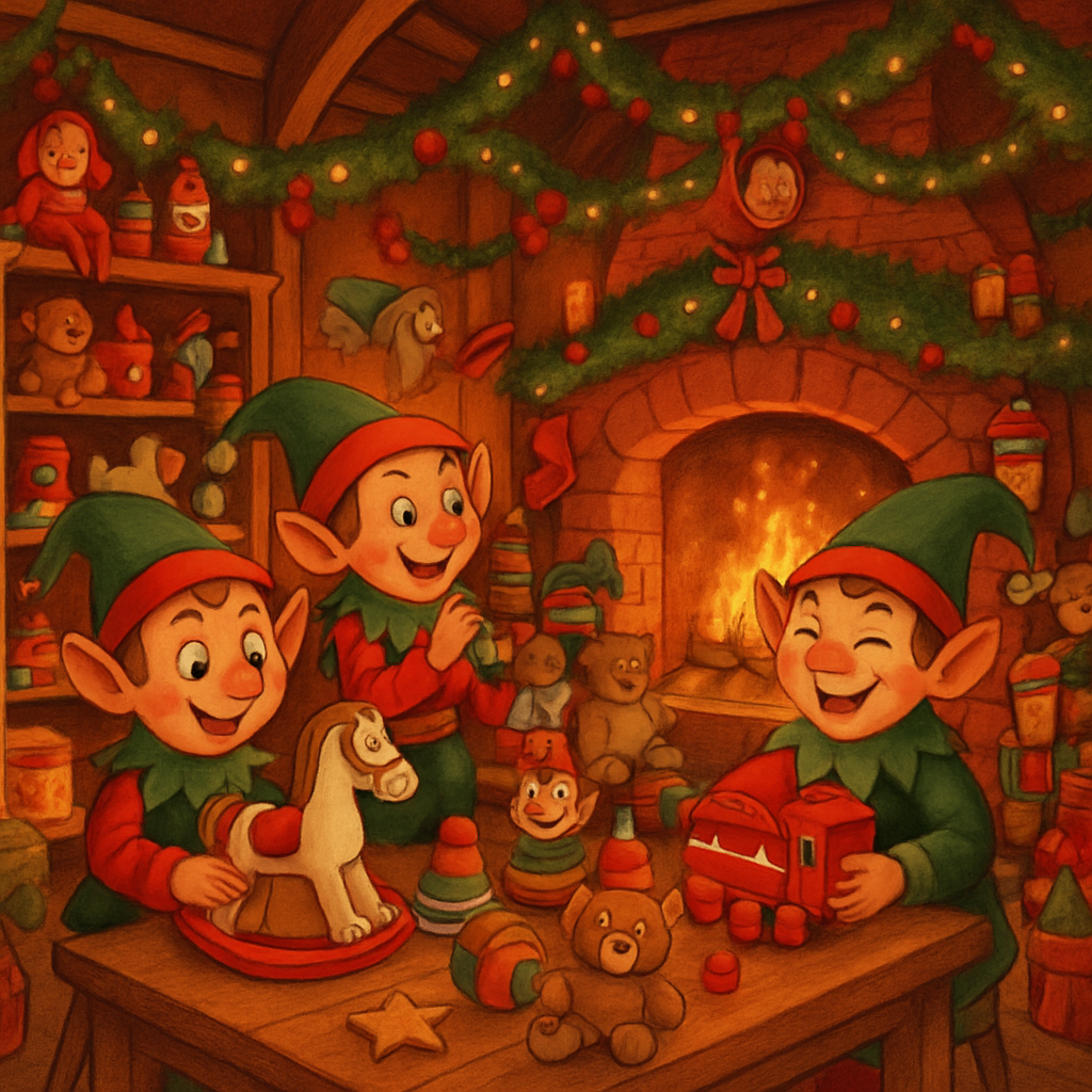 Santa's Workshop Adventure DIY Paint By Diamonds