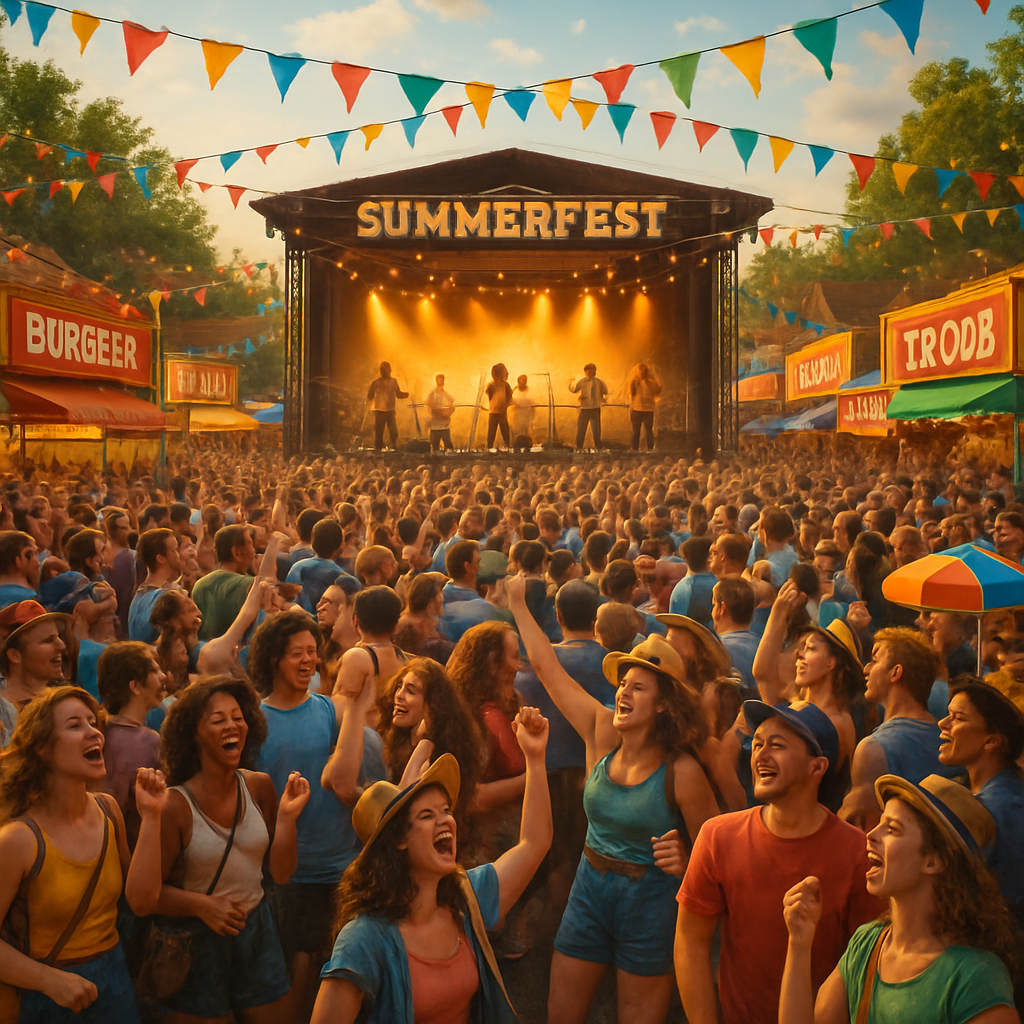 Summerfest - USA Painting By Diamonds Kit