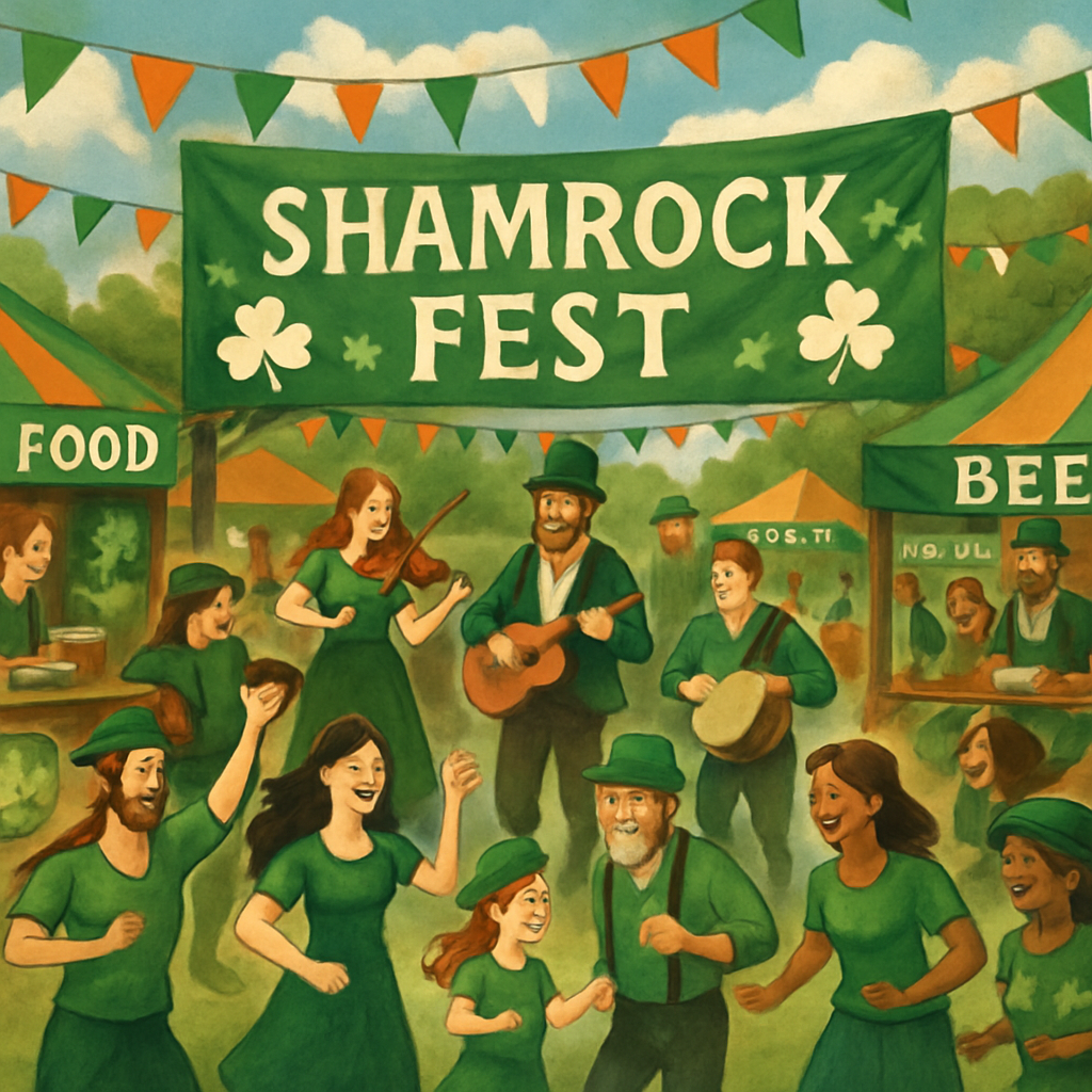 Shamrock Fest - USA Painting By Diamonds Kit