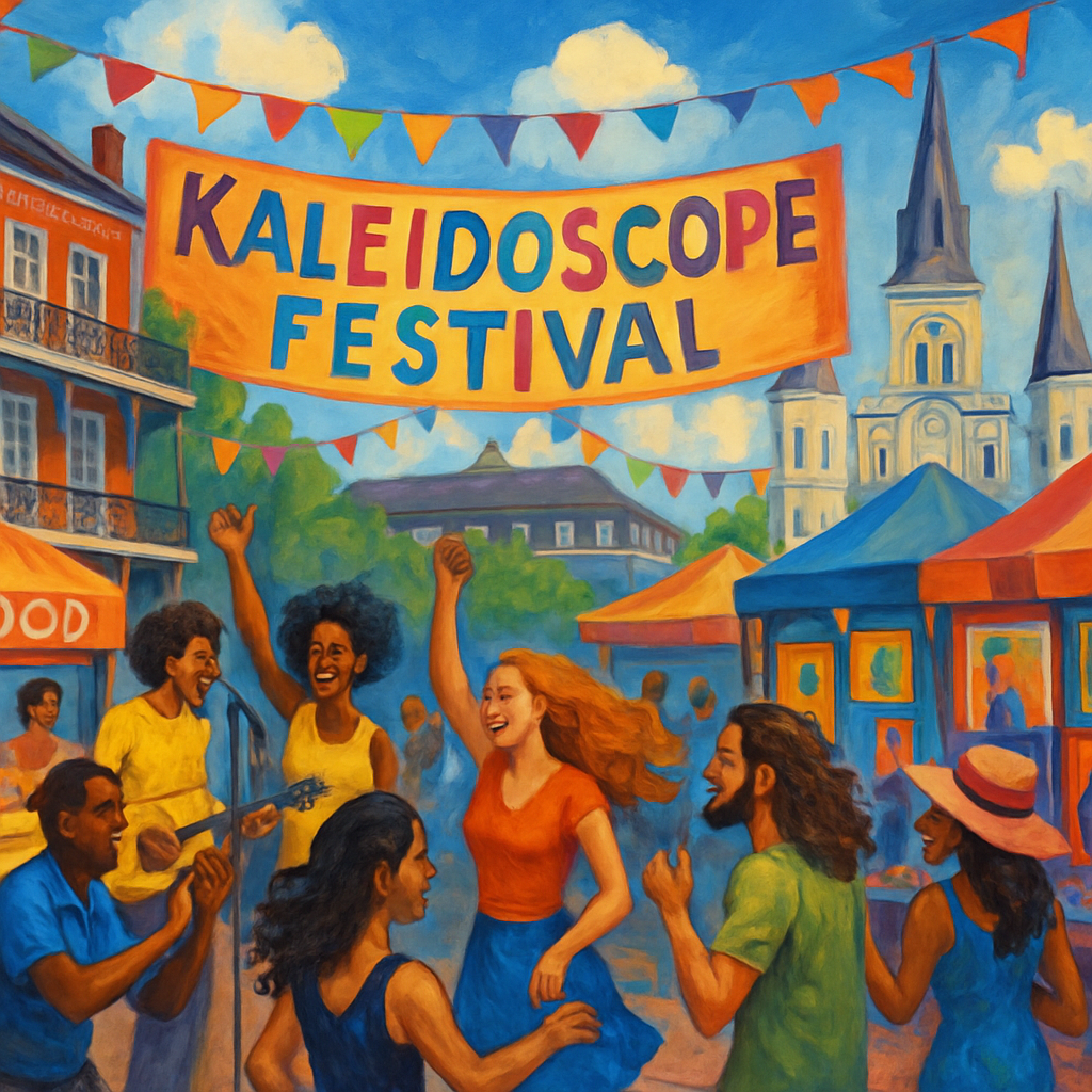 Kaleidoscope Festival - USA Painting By Diamonds Kit