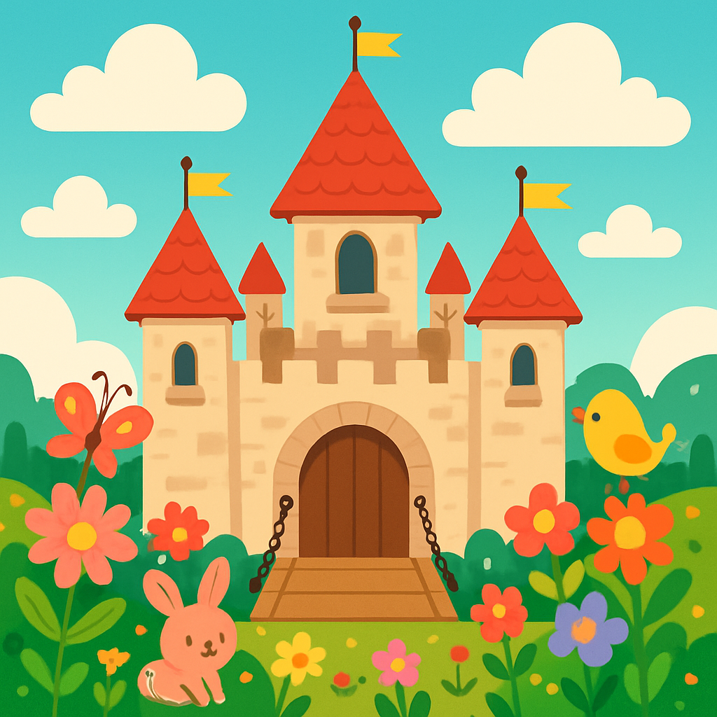 Artistic Fairytale Castle Paint By Diamond