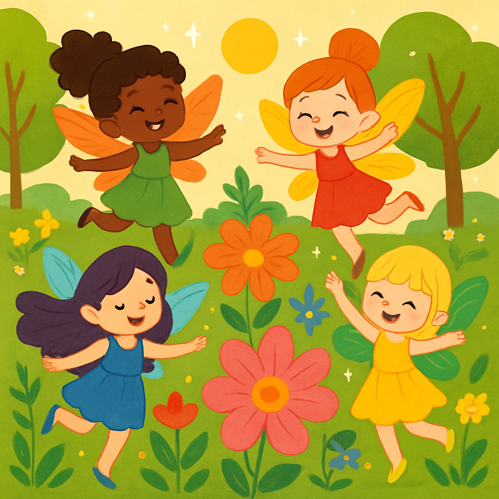Cheerful Fairy Adventure Paint By Diamond