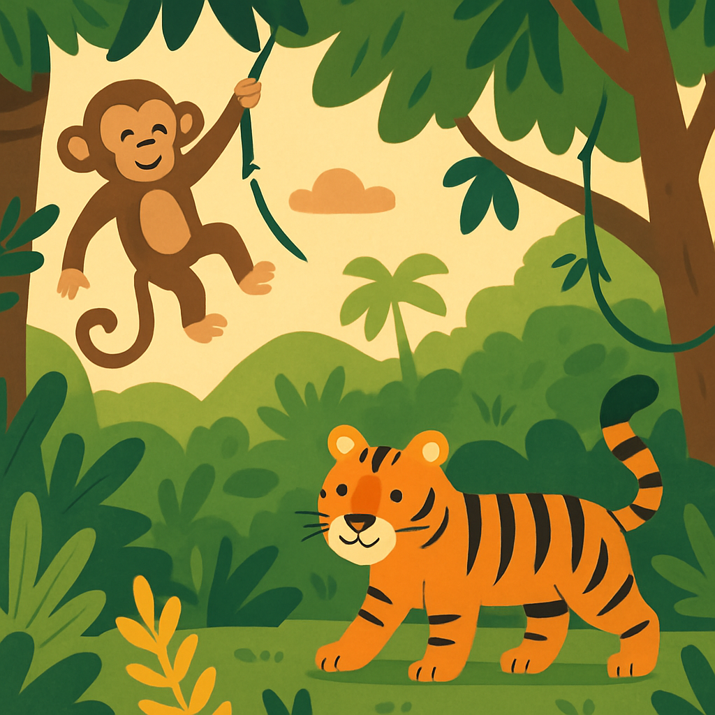 Jolly Jungle Jump Paint By Diamonds Art