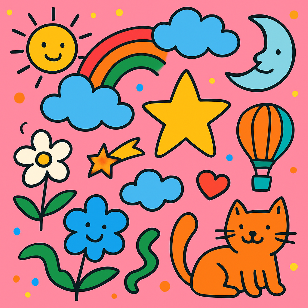 Doodle Dreamscape Paint By Diamonds Art