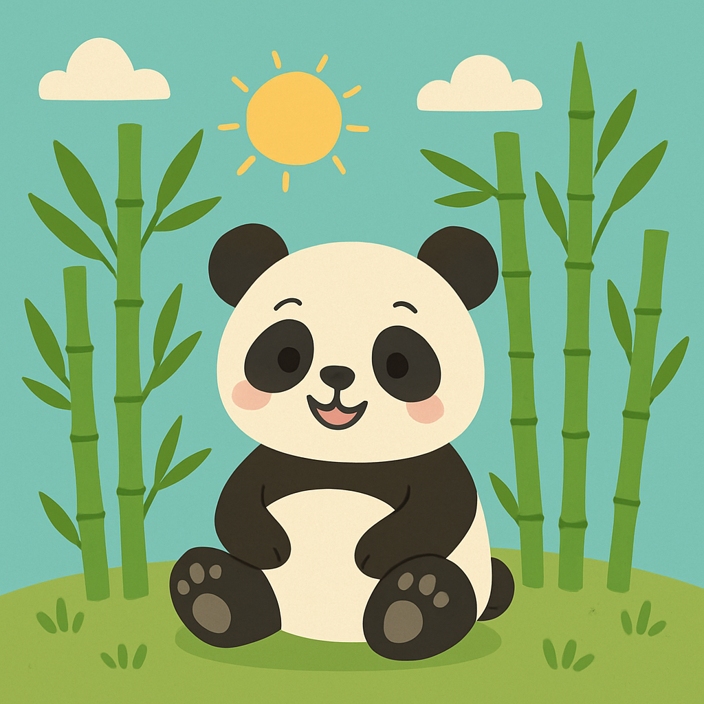 Panda Bamboo Grove Paint By Diamonds Art