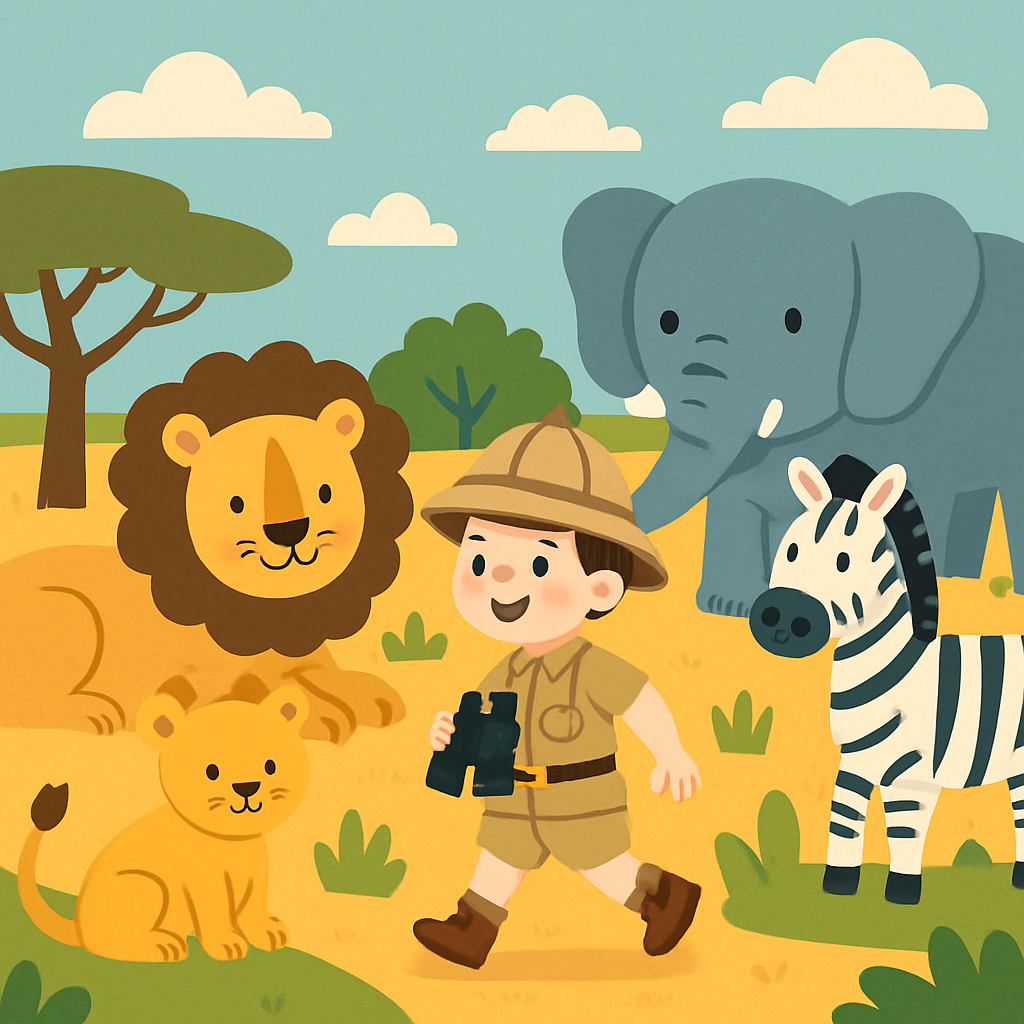 Safari Explorer Journey Paint By Diamonds Art