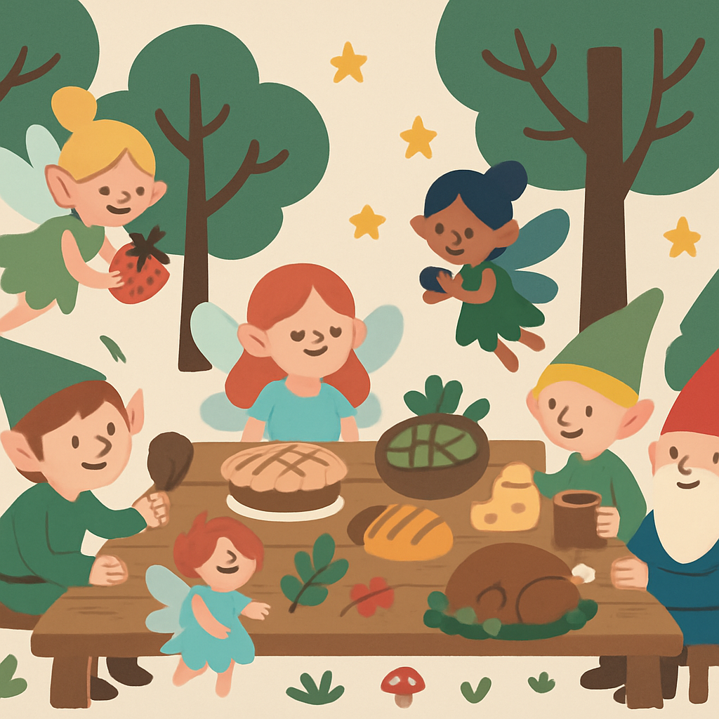 Fantasy Forest Feast Paint By Diamonds Art