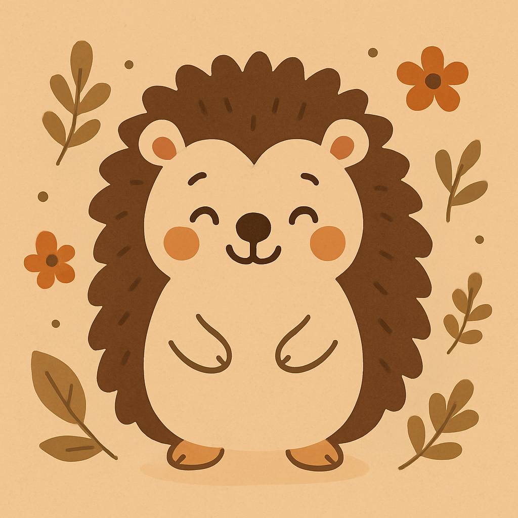 Creative Hedgehog Painting Diamond Kit