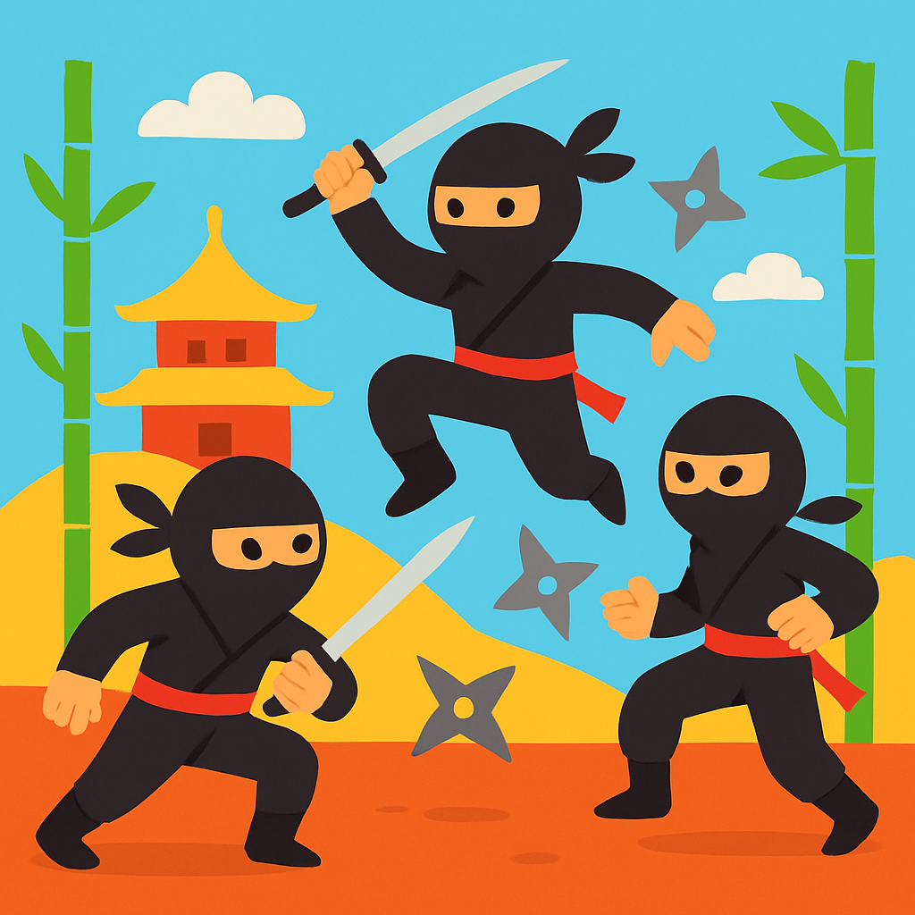 Ninja Heroes Paint By Diamond