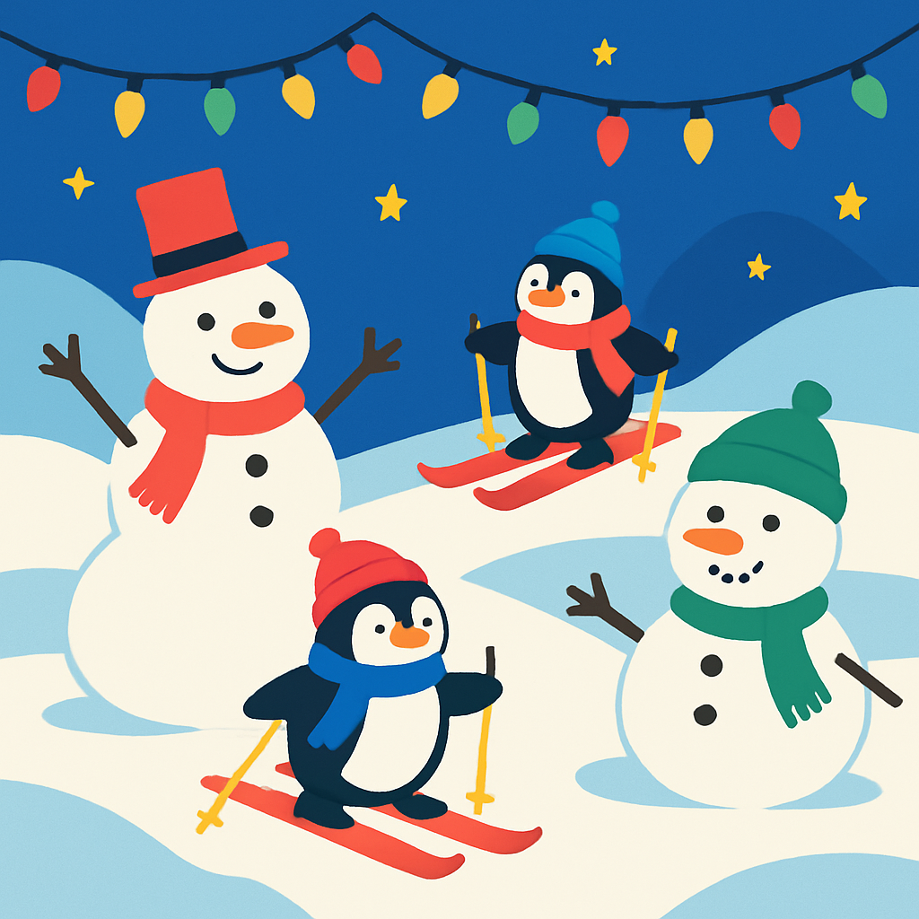 Winter Frolic Paint By Diamond