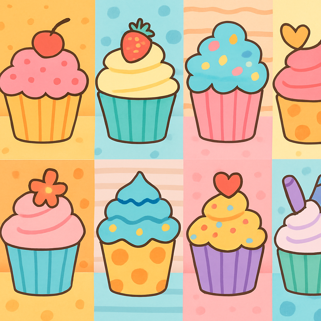 Sweet Cupcake Wonderland Diamonded Painting Kits