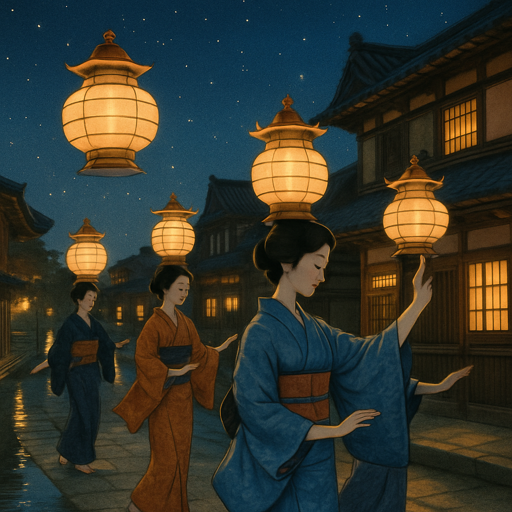 Yamaga Lantern Festival - Yamaga Painting By Diamonds Kit